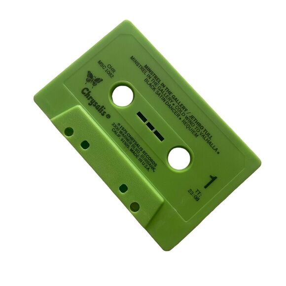 Jethro Tull Ministrel in the Gallery Green Cassette Tape Rock 1976 Chrysalis Rec - Picture 5 of 8